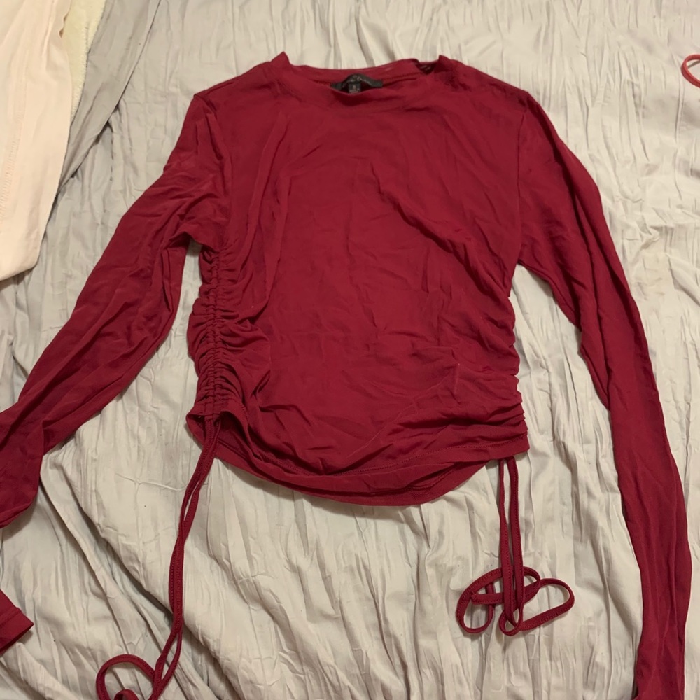 mesh pink long sleeve